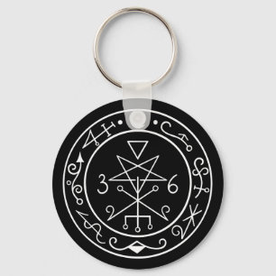 Lilith sigil. Dark moon Goddess seal Keychain