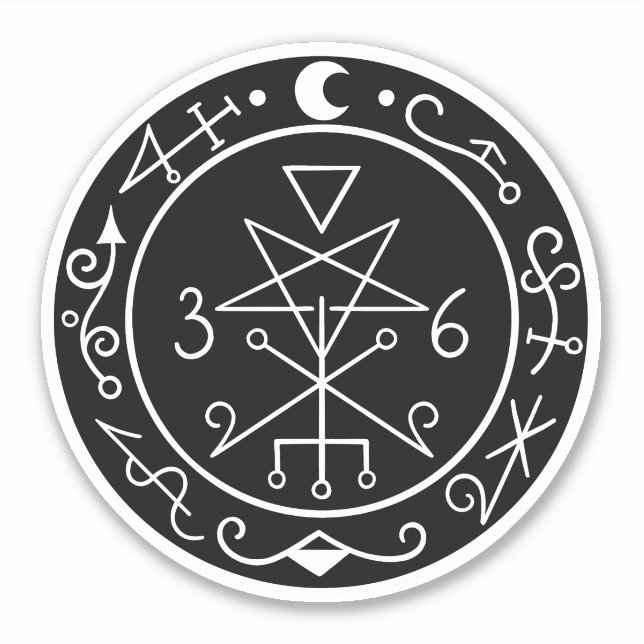 Sigil of Cycles 回転の印 3枚 Halphas Sigil Medallion: Ars Goetia Demon Seal Pendant – Goetic