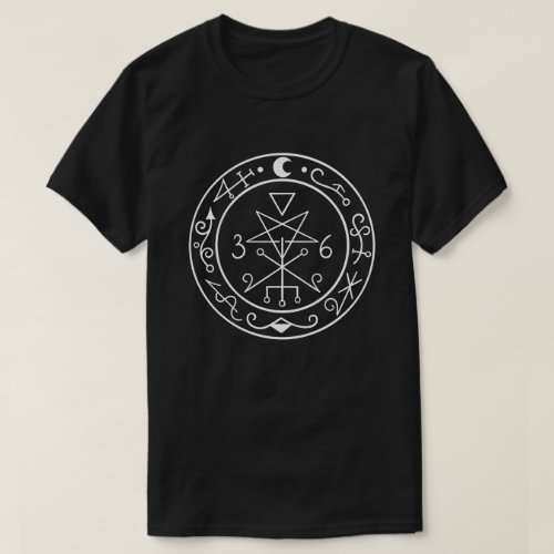 Lilith sigil Dark moon Goddess seal T_Shirt