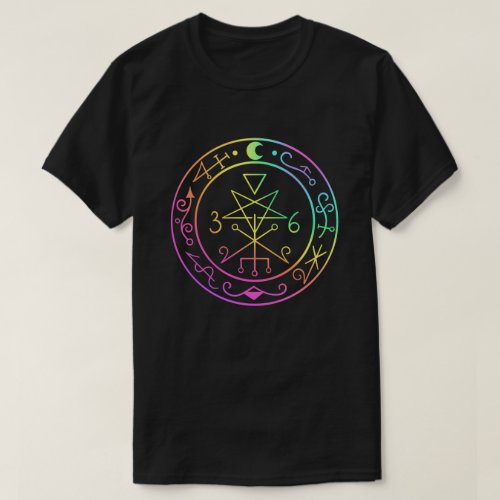 Lilith sigil Dark moon Goddess seal T_Shirt