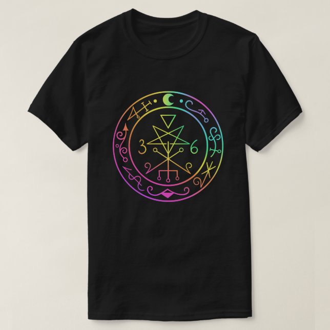 Lilith sigil. Dark moon Goddess seal T-Shirt (Design Front)