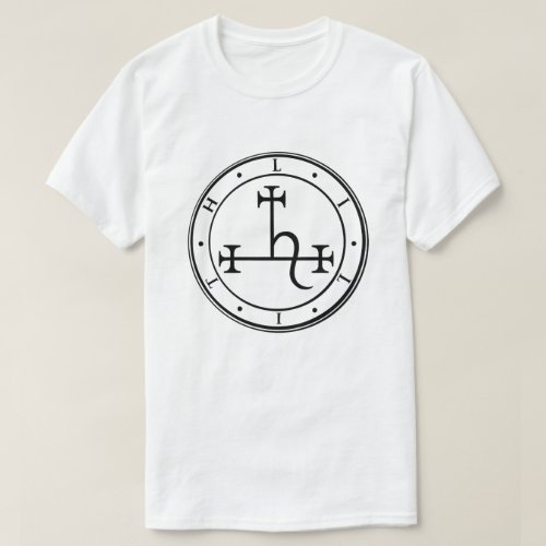 Lilith sigil Dark moon Goddess seal T_Shirt