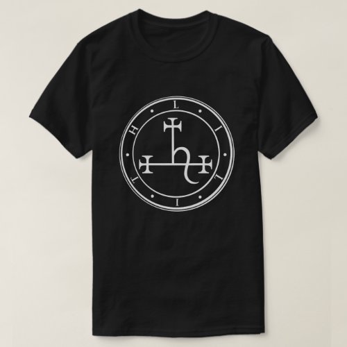 Lilith sigil Dark moon Goddess seal T_Shirt