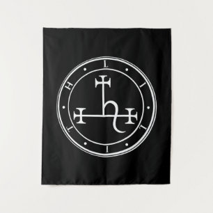 Lilith sigil. Dark moon Goddess seal Tapestry
