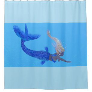 Lilith Siren Mermaid Shower Curtain