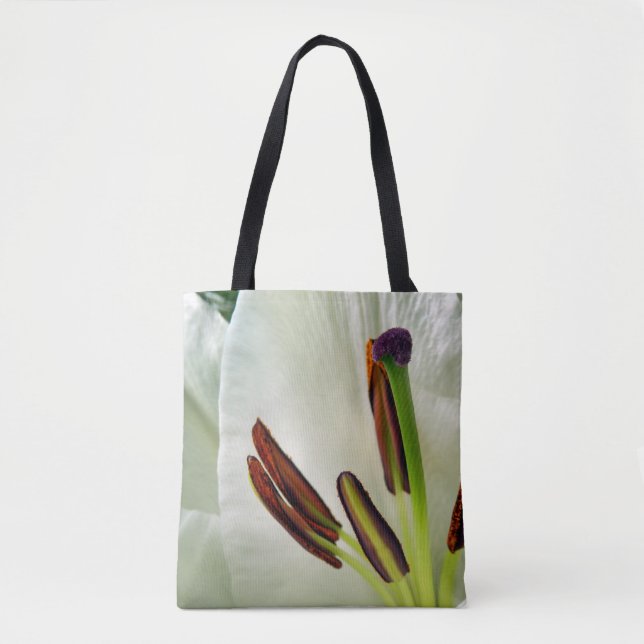 Lilium Oriental White All Over Print Bag (Front)