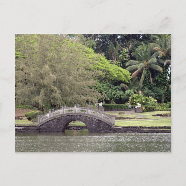Lili'uokalani Park Bridge Postcard (Front)