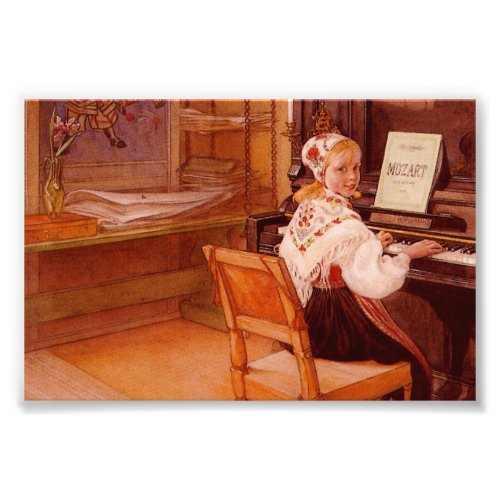 Lillanna Playing Mozart Photo Print