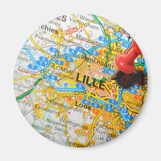 Lille, France Magnet (Front)