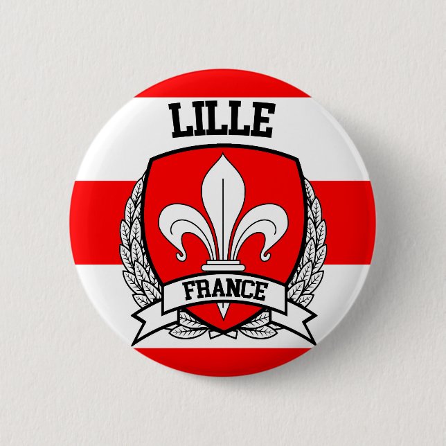 Lille Pinback Button (Front)