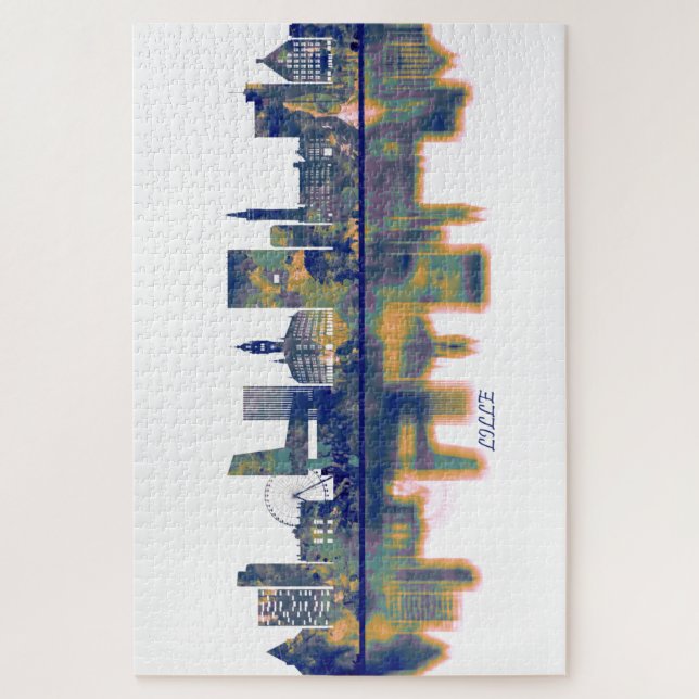 Lille Skyline Jigsaw Puzzle (Vertical)
