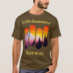 Lillehammer ski Norway T-Shirt