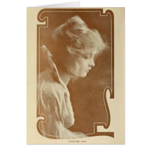Lillian Gish 1915 silent movie actress portrait