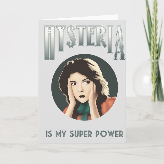 Lillian Gish Gets Hysterical Card (Front)