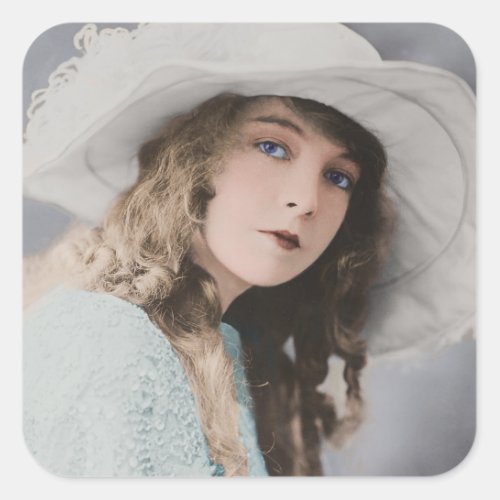 Lillian Gish Notebook Keychain Stone Magnet Compac Square Sticker