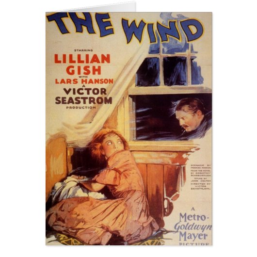 Lillian Gish The Wind movie poster (Front)