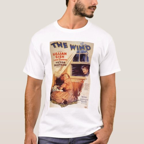 Lillian Gish The Wind movie poster T_Shirt