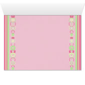 Lillian Modern Circles Custom Name Card (Inside Horizontal (Bottom))