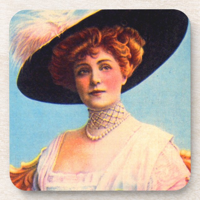 Lillian Russell Beverage Coaster (Front)