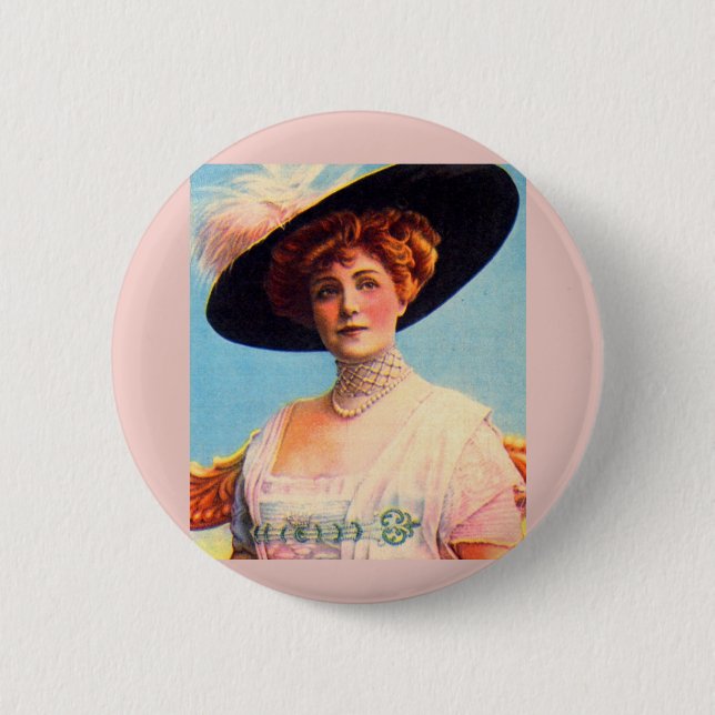 Lillian Russell Button (Front)