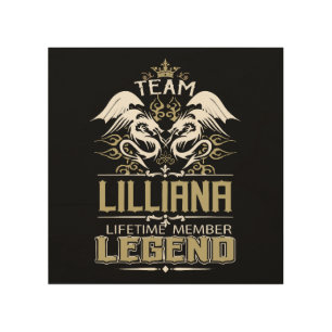 Lilliana Lilliana Dragon Lifetime Member Legend Wood Wall Art