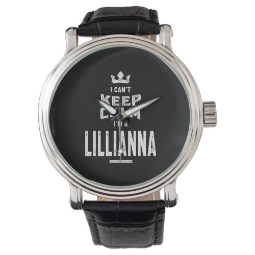 Lillianna Personalized Name Birthday Gift Watch