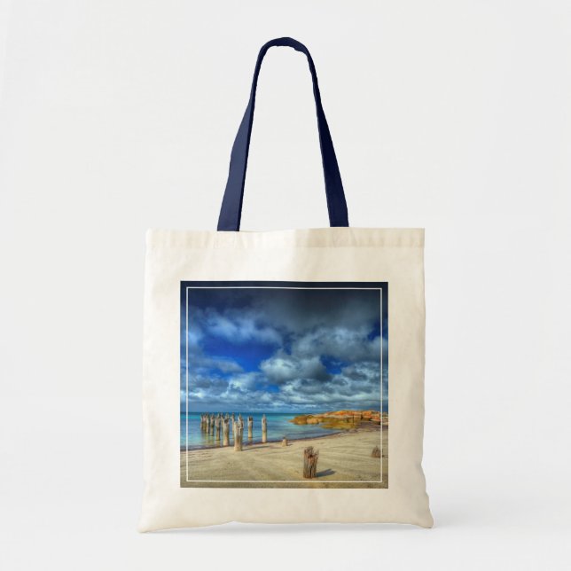 Lillies Beach | Wybalena, Flinders Island Tote Bag (Front)