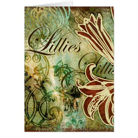 Lillies Cards (Front)