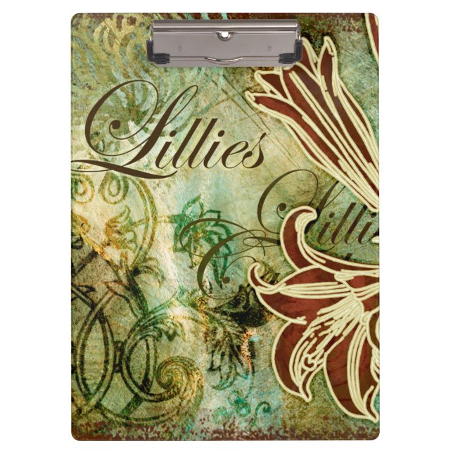 Lillies Clipboard (Front)