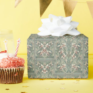 Lillies Dream wrapping paper Art Nouveau 