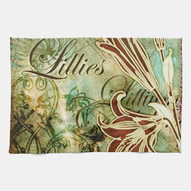 Lillies Towel (Horizontal)