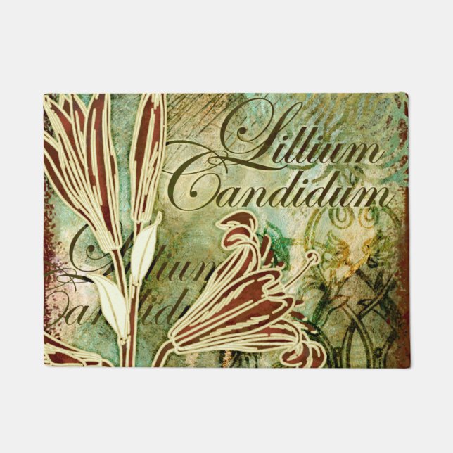 Lillium Candidum Doormat (Front)