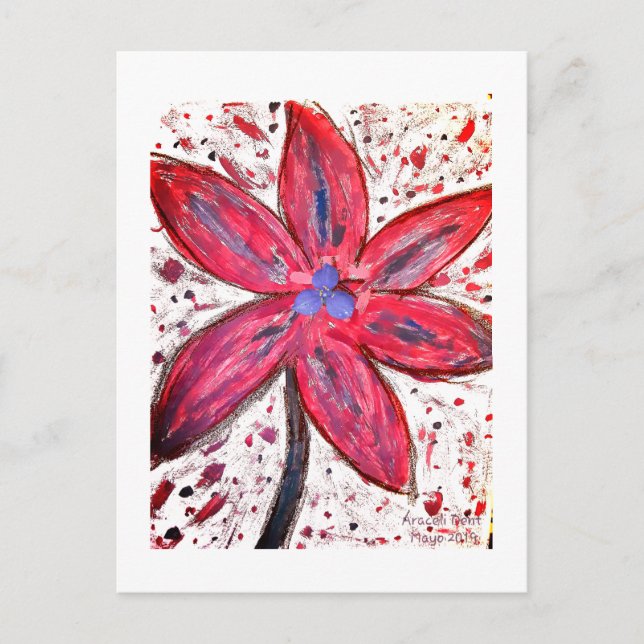 Lillium Orientale Postcard (Front)