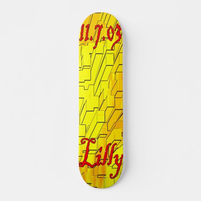 lilly 1 skateboard deck (Front)