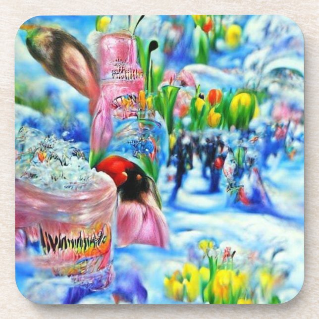 Lilly Beverage Coaster (Front)