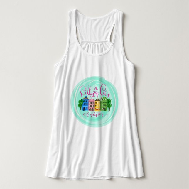 Lilly in the City Bella & Canvas Tank Top (Design Front)