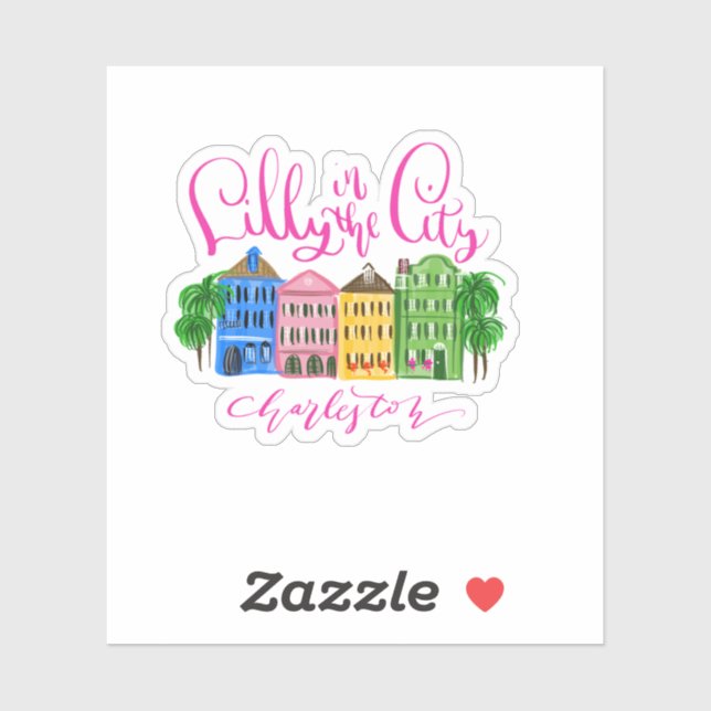 Lilly in the City - Charleston Sticker (Sheet)