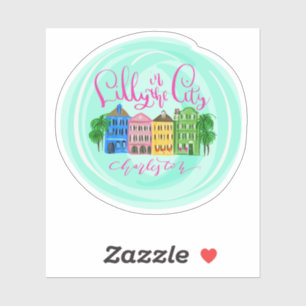 Lilly in the City - Charleston Sticker