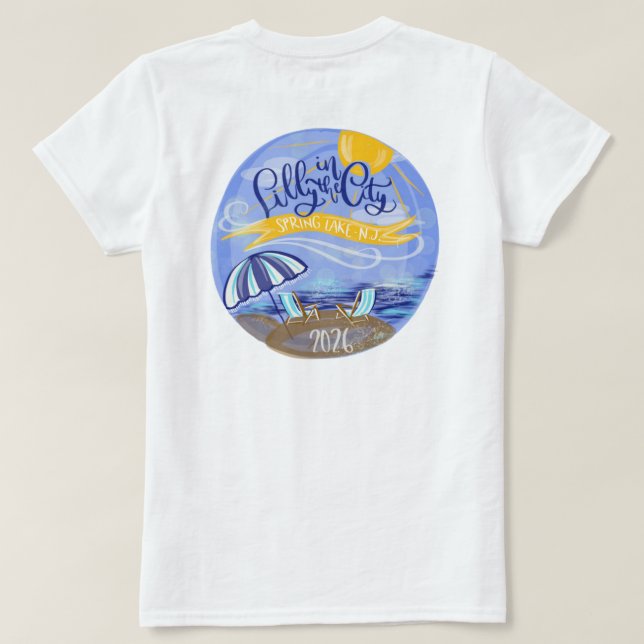 Lilly in the City - Spring Lake, NJ - T-Shirt (Design Back)