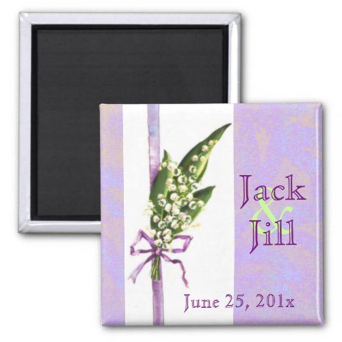 Lilly of the Valley BRIDAL magnet