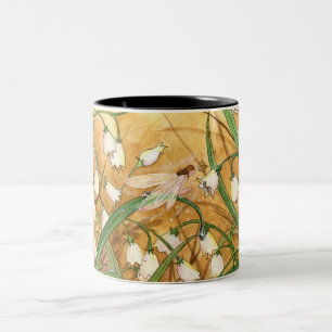 Lilly of the Valley Two-Tone Coffee Mug