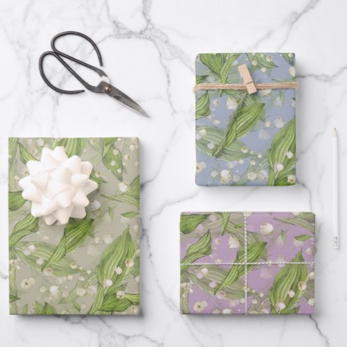Lilly Of The Valley Wrapping Paper Sheets
