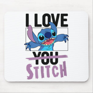 Lilo &amp; Stitch - Valentines Day I Love Stitch  Mouse Pad
