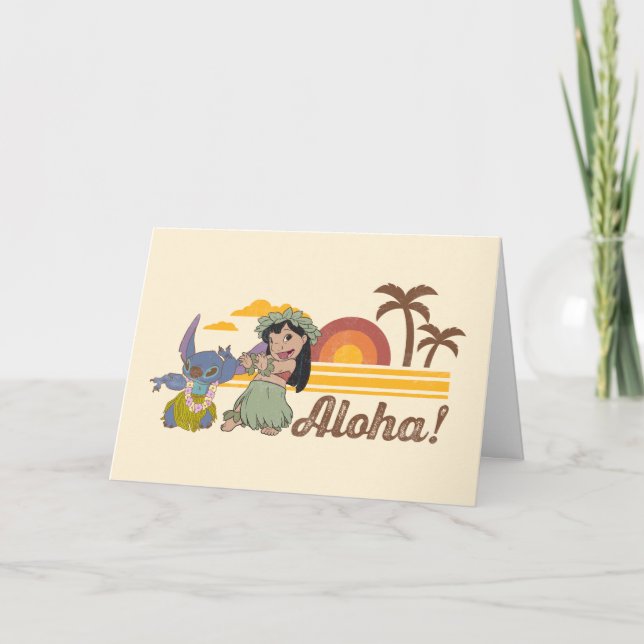 Lilo and Stitch | Aloha Card (Front)