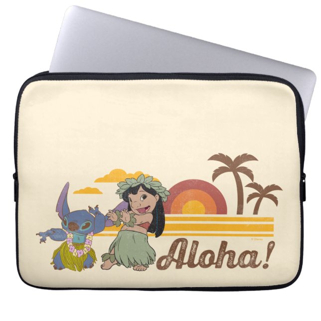 Lilo and Stitch | Aloha Laptop Sleeve (Front)