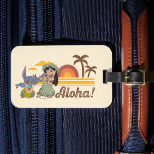 Lilo and Stitch Aloha Luggage Tag