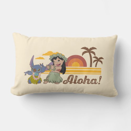 Lilo and Stitch  Aloha Lumbar Pillow