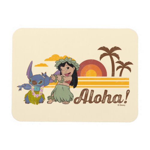 Lilo and Stitch  Aloha Magnet