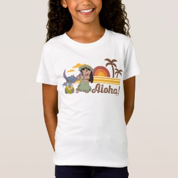 Lilo And Stitch | Aloha T-shirt by LiloAndStitch at Zazzle