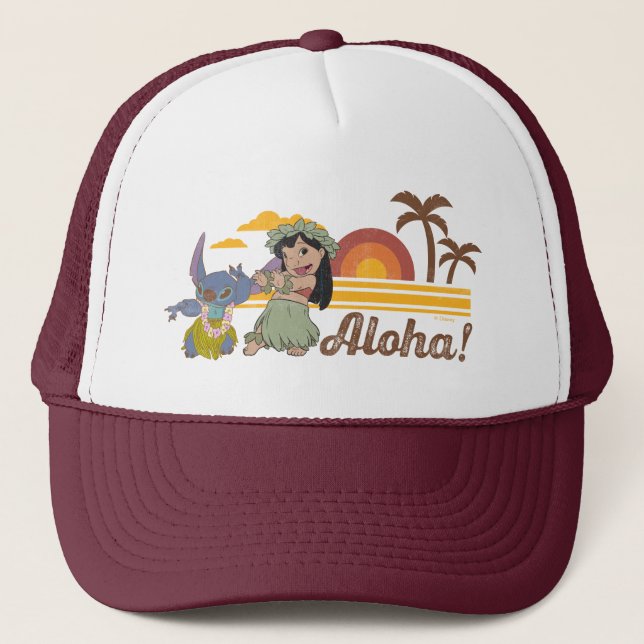 Lilo and Stitch | Aloha Trucker Hat (Front)